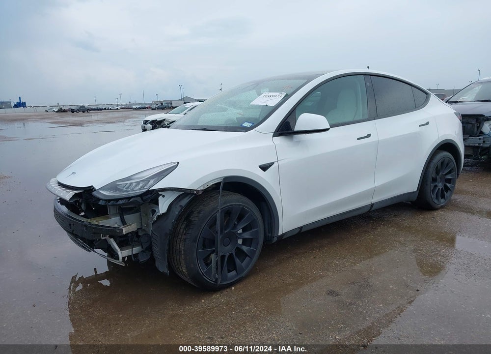 2021 TESLA MODEL Y LONG RANGE DUAL MOTOR ALL-WHEEL DRIVE VIN: 5YJYGDEEXMF293584