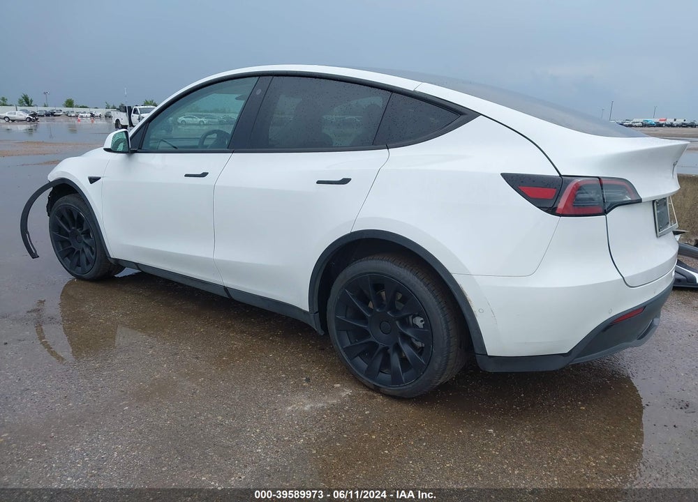 2021 TESLA MODEL Y LONG RANGE DUAL MOTOR ALL-WHEEL DRIVE VIN: 5YJYGDEEXMF293584
