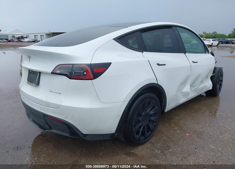2021 TESLA MODEL Y LONG RANGE DUAL MOTOR ALL-WHEEL DRIVE VIN: 5YJYGDEEXMF293584