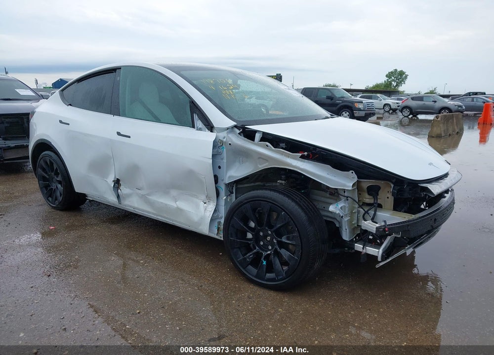 2021 TESLA MODEL Y LONG RANGE DUAL MOTOR ALL-WHEEL DRIVE VIN: 5YJYGDEEXMF293584