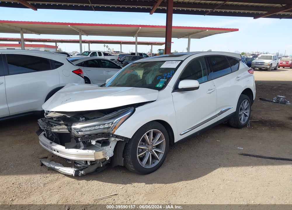 2022 ACURA RDX TECHNOLOGY PACKAGE VIN: 5J8TC2H57NL013657
