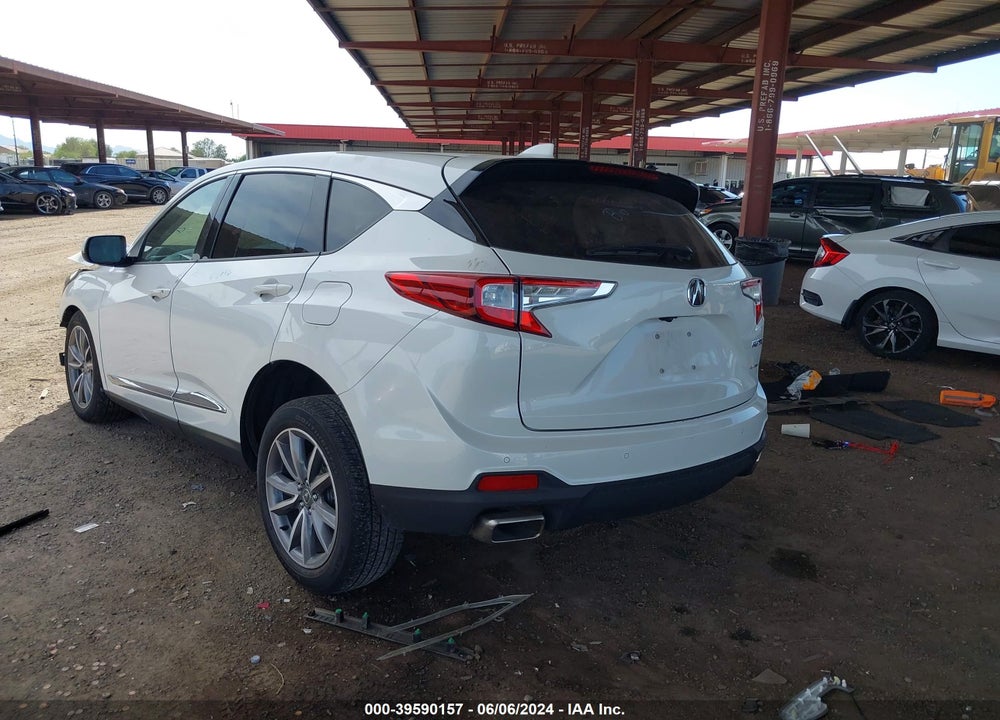 2022 ACURA RDX TECHNOLOGY PACKAGE VIN: 5J8TC2H57NL013657