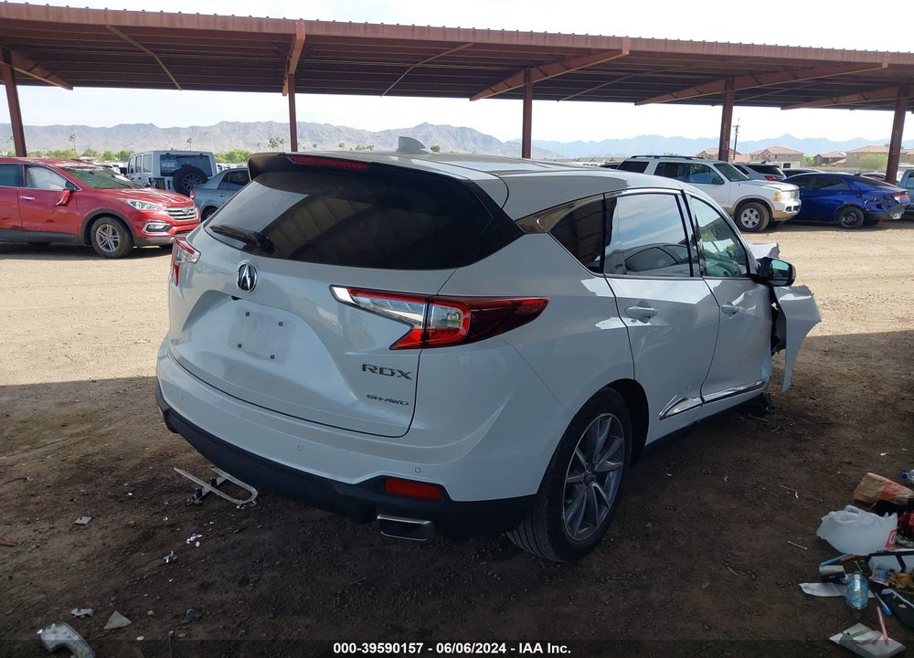2022 ACURA RDX TECHNOLOGY PACKAGE VIN: 5J8TC2H57NL013657