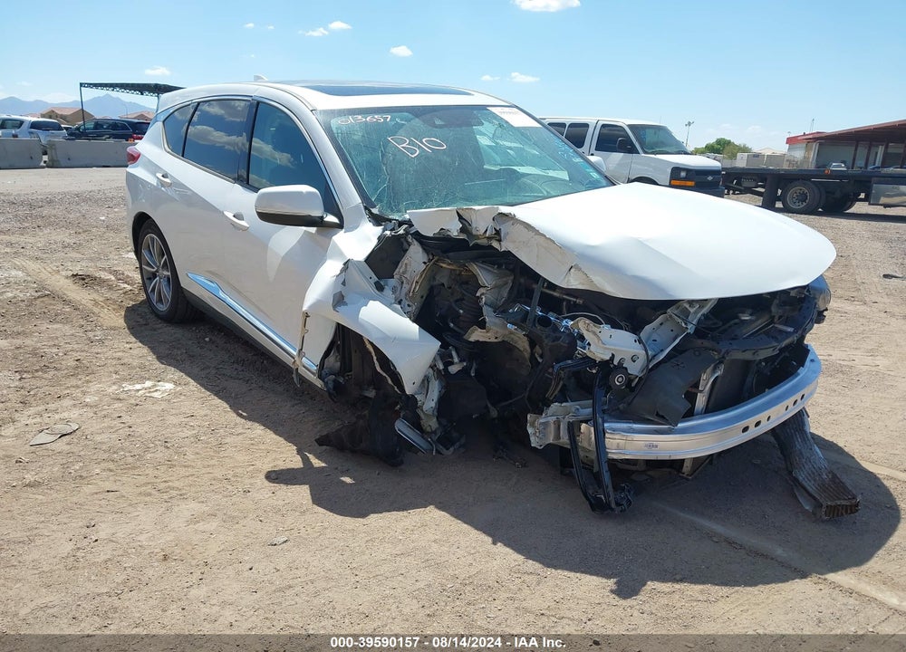 2022 ACURA RDX TECHNOLOGY PACKAGE VIN: 5J8TC2H57NL013657