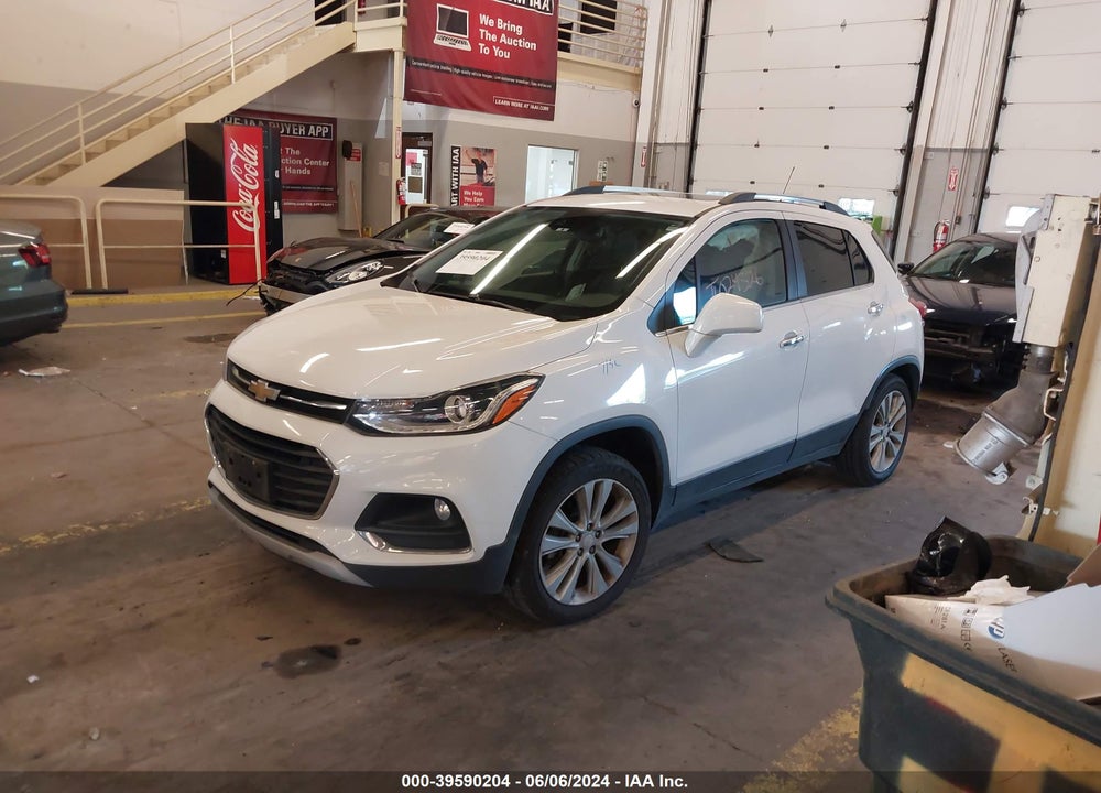 2017 CHEVROLET TRAX PREMIER VIN: 3GNCJRSB7HL238608
