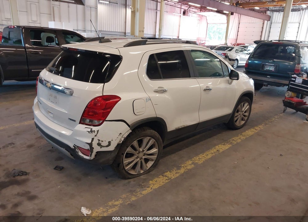2017 CHEVROLET TRAX PREMIER VIN: 3GNCJRSB7HL238608