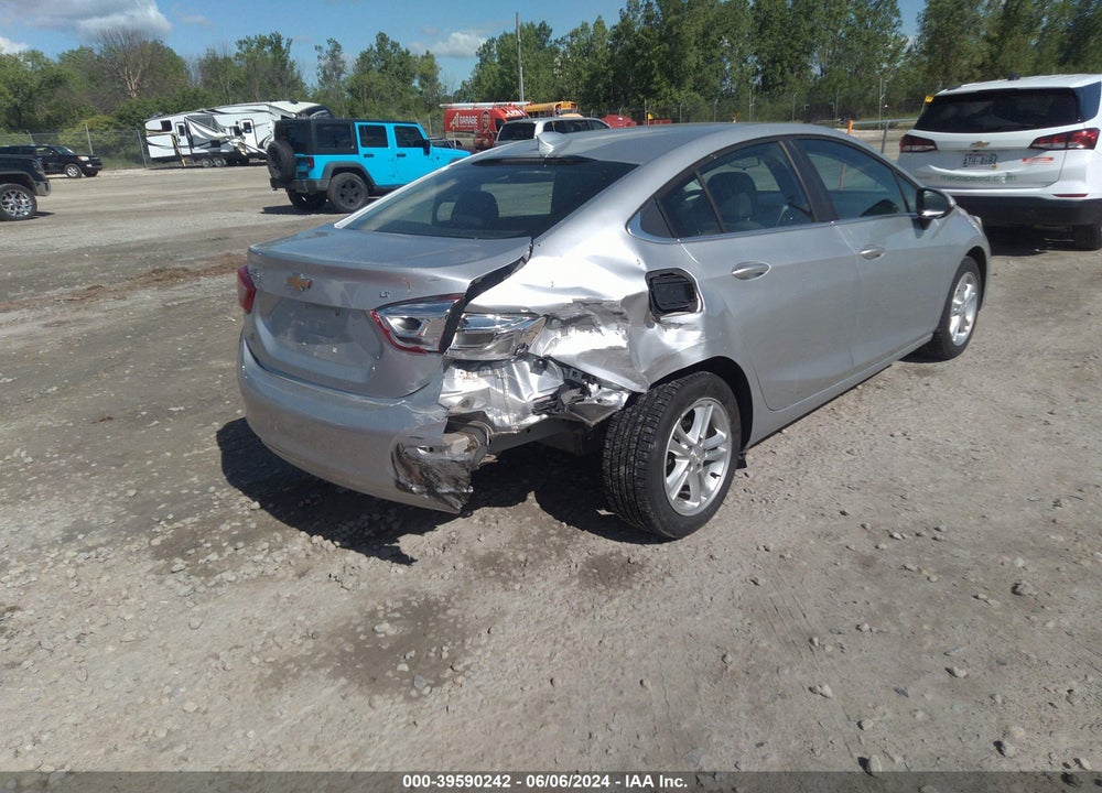 2018 CHEVROLET CRUZE LT AUTO VIN: 1G1BE5SM6J7168296