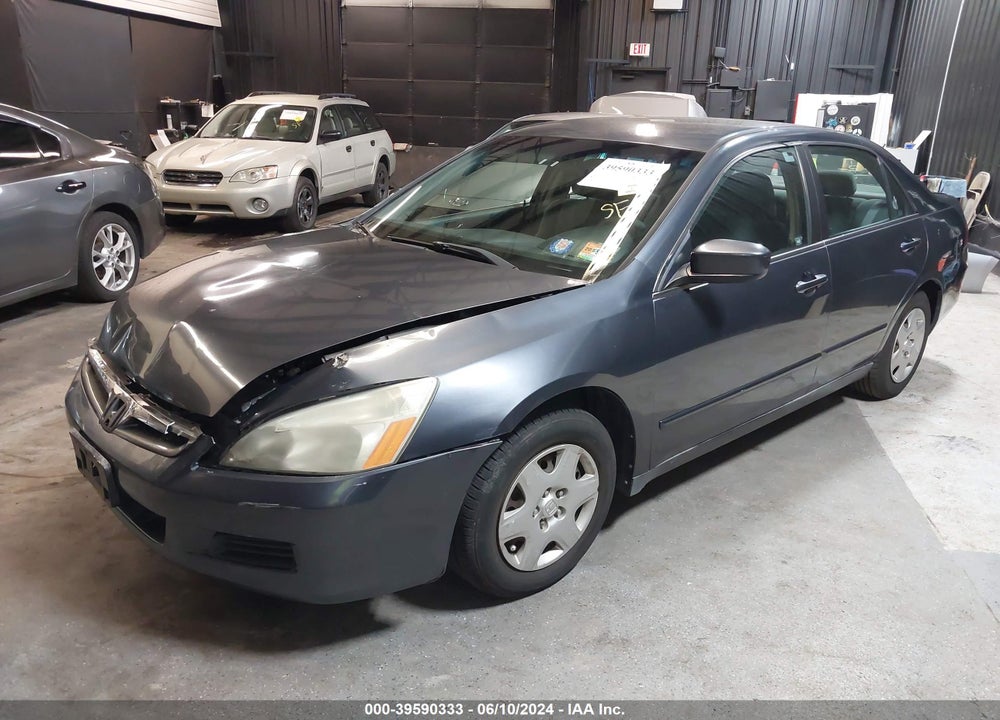 2007 HONDA ACCORD 2.4 LX VIN: 1HGCM56487A229332