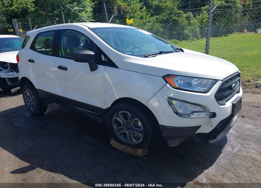 2018 FORD ECOSPORT S VIN: MAJ6P1SL2JC176086