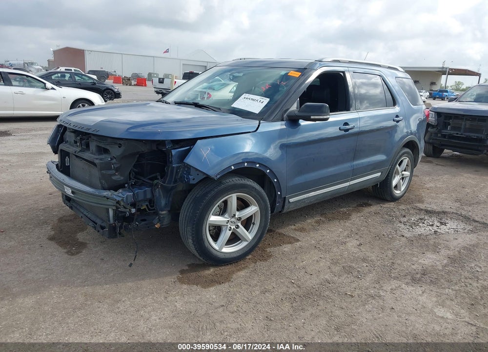 2018 FORD EXPLORER XLT VIN: 1FM5K7D81JGC87071