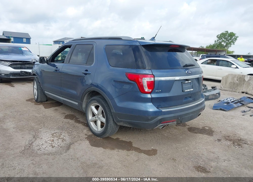 2018 FORD EXPLORER XLT VIN: 1FM5K7D81JGC87071