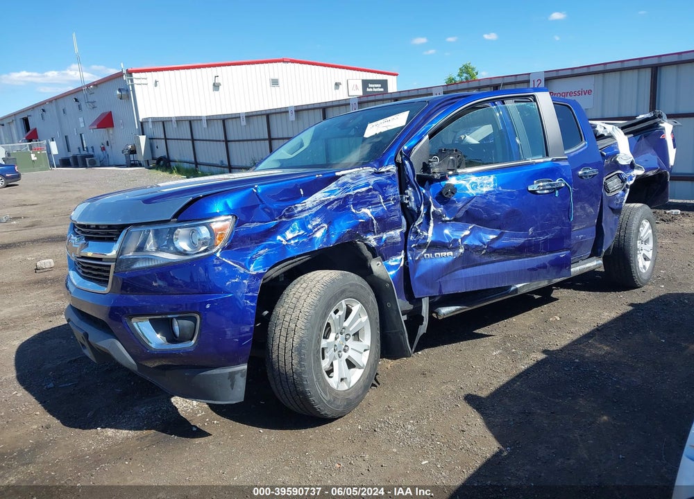 2016 CHEVROLET COLORADO LT VIN: 1GCGTCE34G1336491