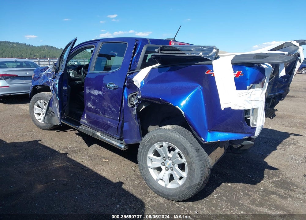 2016 CHEVROLET COLORADO LT VIN: 1GCGTCE34G1336491