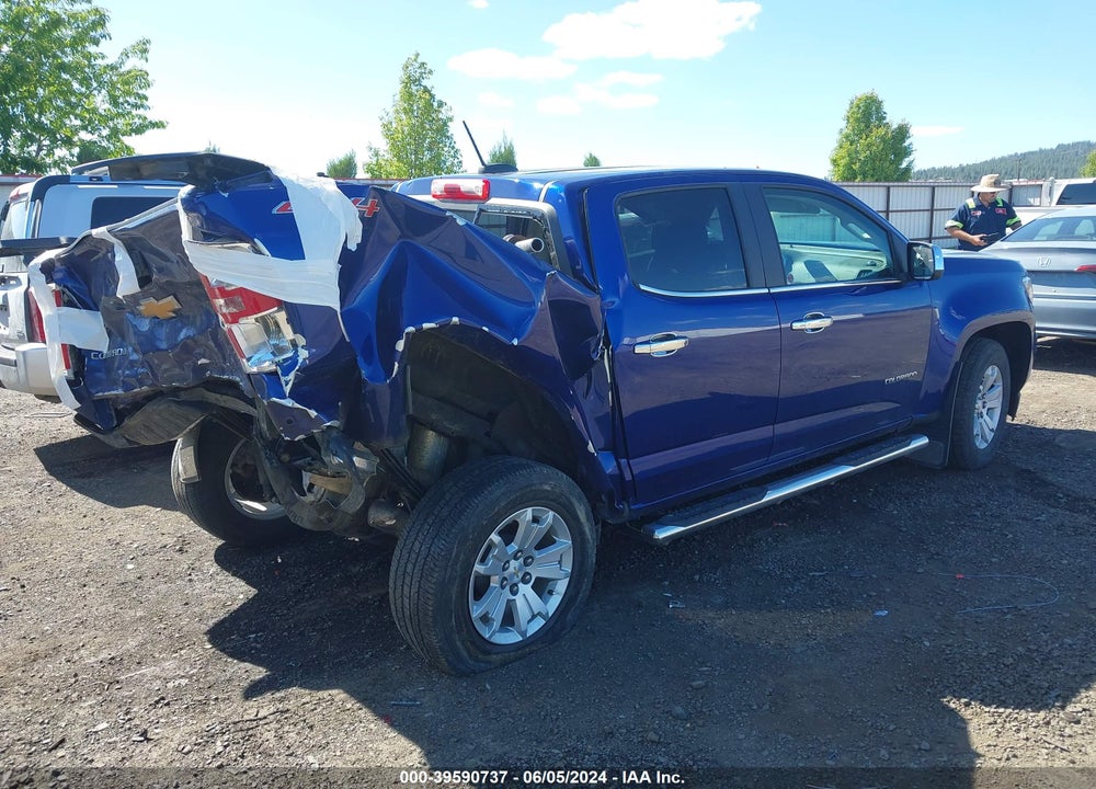 2016 CHEVROLET COLORADO LT VIN: 1GCGTCE34G1336491