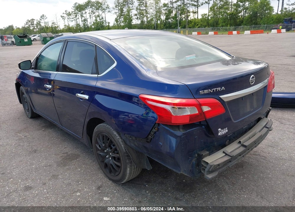 2017 NISSAN SENTRA S VIN: 3N1AB7AP3HY246094