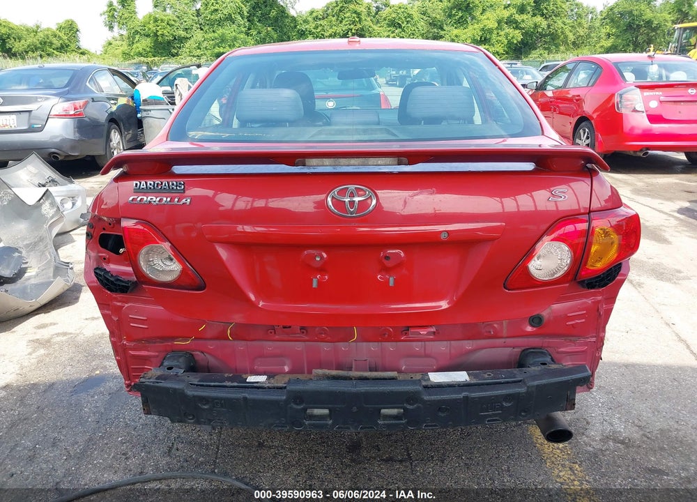2009 TOYOTA COROLLA S VIN: 2T1BU40E39C036347