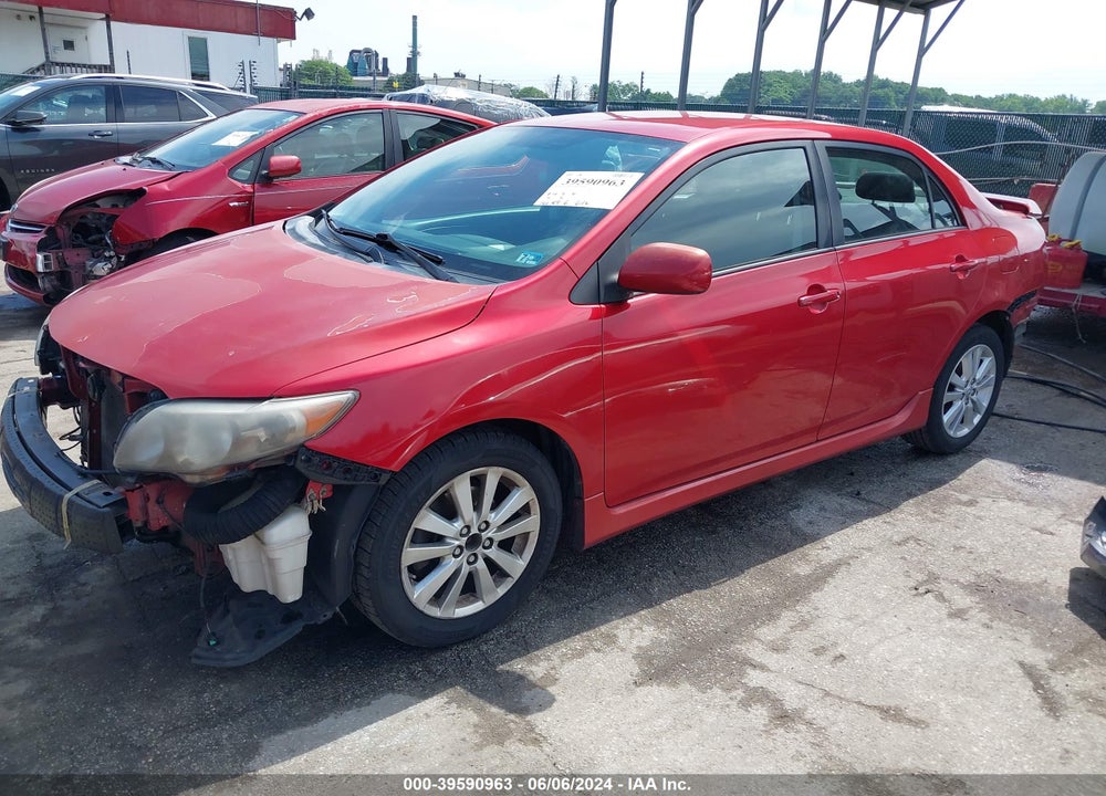 2009 TOYOTA COROLLA S VIN: 2T1BU40E39C036347