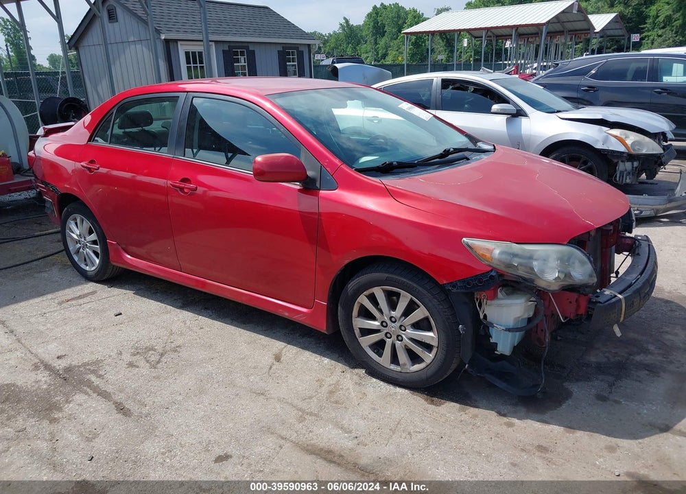 2009 TOYOTA COROLLA S VIN: 2T1BU40E39C036347