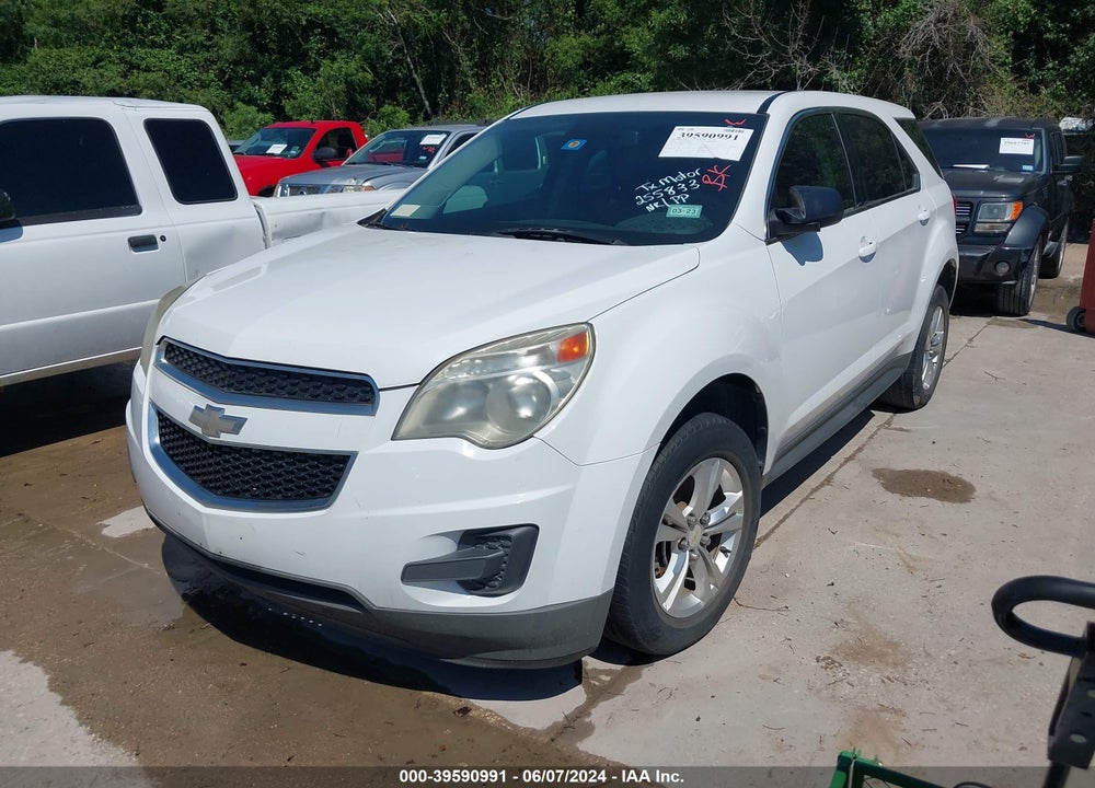 2012 CHEVROLET EQUINOX LS VIN: 2GNALBEK2C1255833