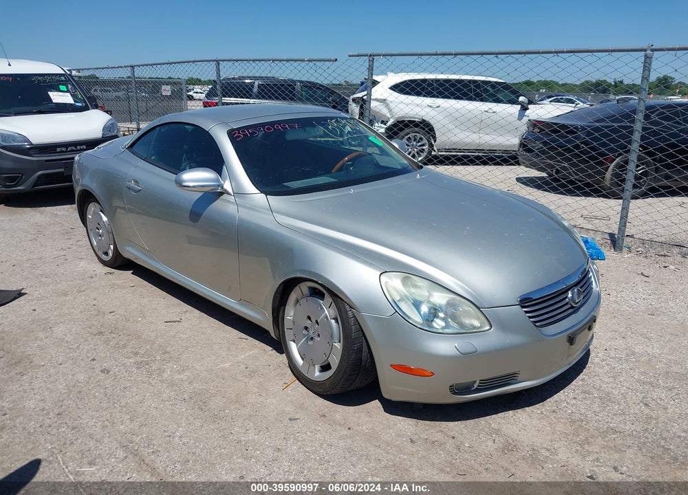 2003 LEXUS SC 430 VIN: JTHFN48Y930043980