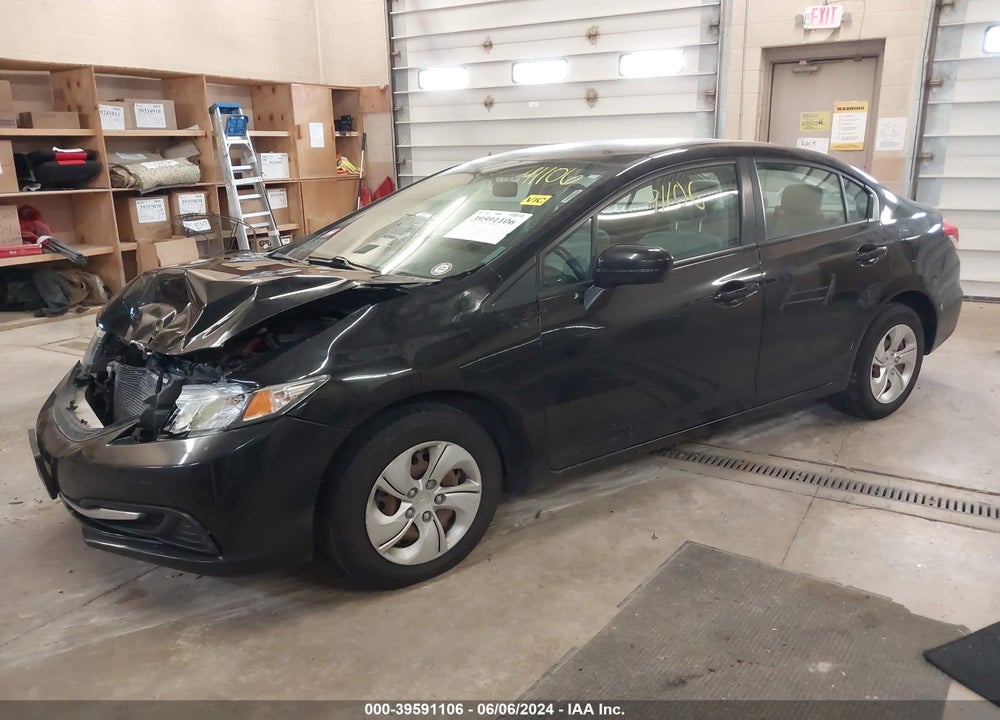 2015 HONDA CIVIC LX VIN: 19XFB2F57FE296685