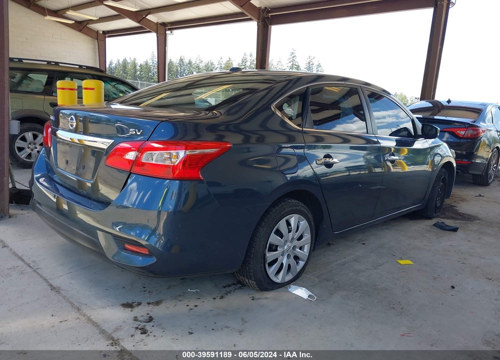 2016 NISSAN SENTRA VIN: 3N1AB7AP8GL668017