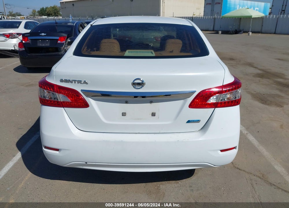 2014 NISSAN SENTRA S VIN: 3N1AB7AP5EY281571