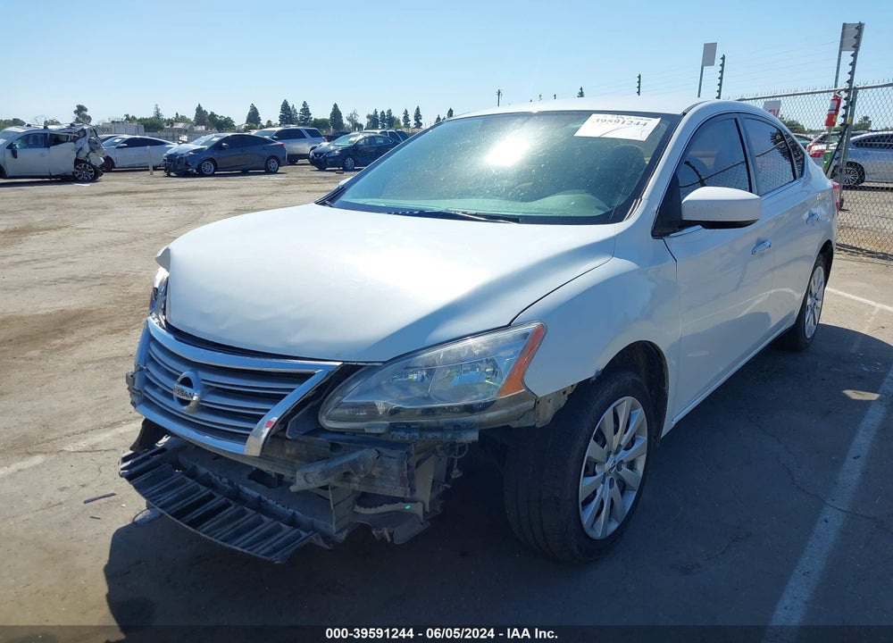 2014 NISSAN SENTRA S VIN: 3N1AB7AP5EY281571