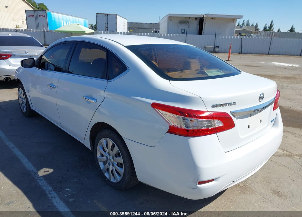 2014 NISSAN SENTRA S VIN: 3N1AB7AP5EY281571