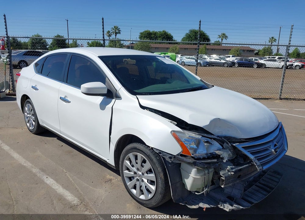 2014 NISSAN SENTRA S VIN: 3N1AB7AP5EY281571