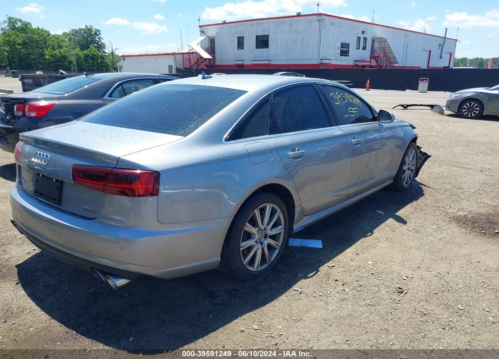 2016 AUDI A6 3.0T PREMIUM PLUS VIN: WAUFGAFC9GN004667