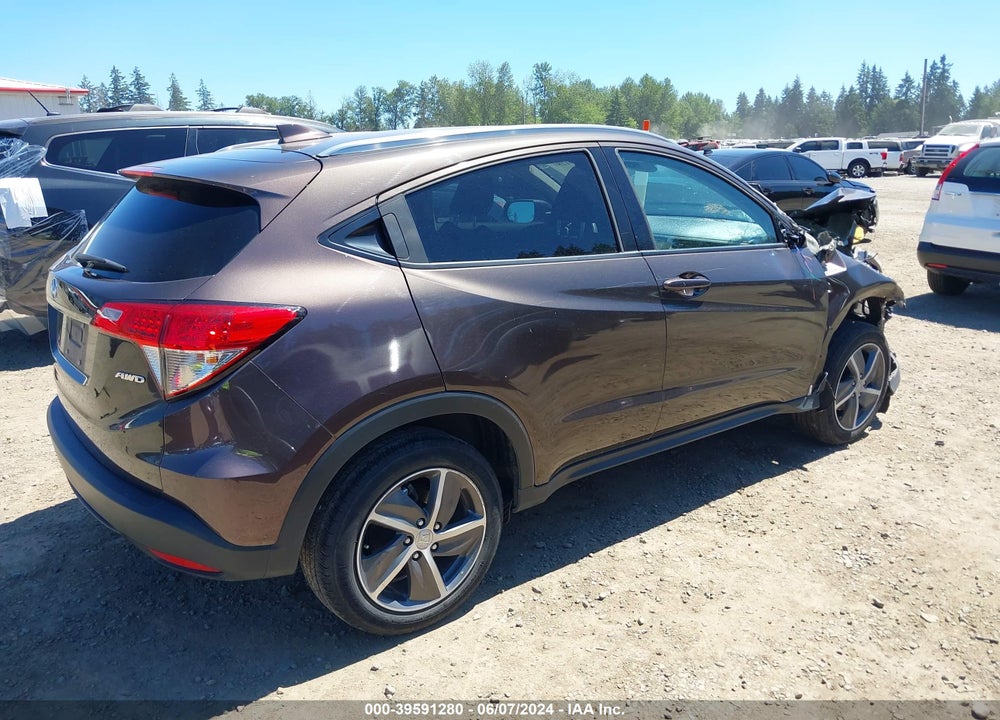 2021 HONDA HR-V AWD EX VIN: 3CZRU6H53MM748561