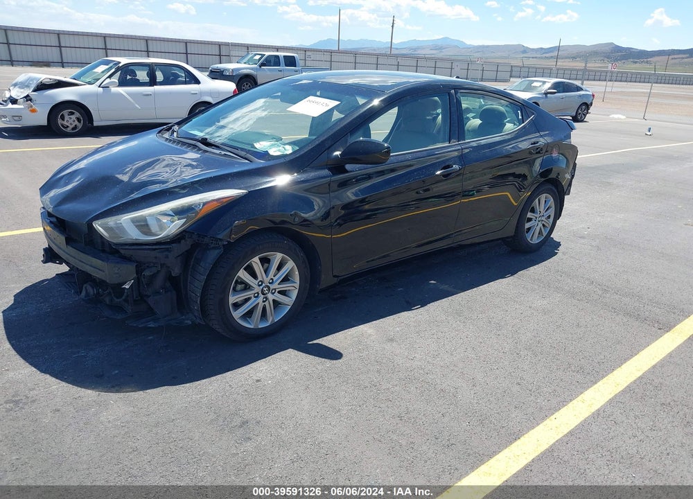 2014 HYUNDAI ELANTRA SE VIN: 5NPDH4AE5EH541647