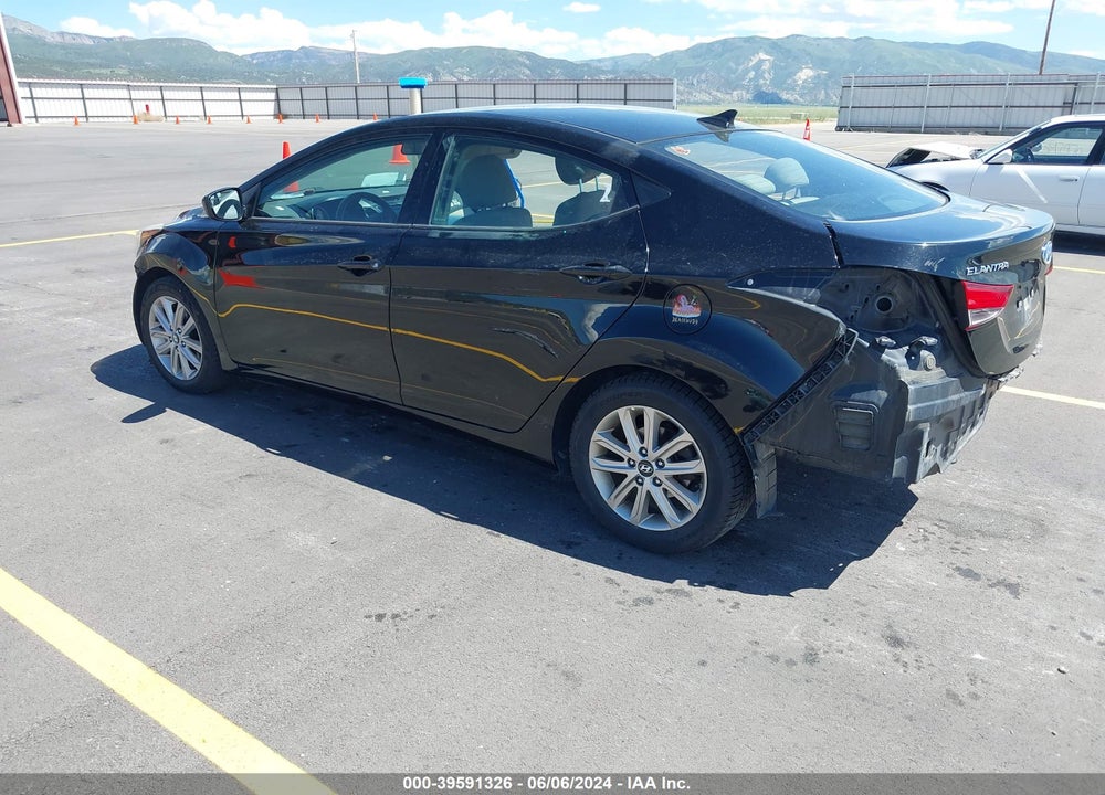 2014 HYUNDAI ELANTRA SE VIN: 5NPDH4AE5EH541647