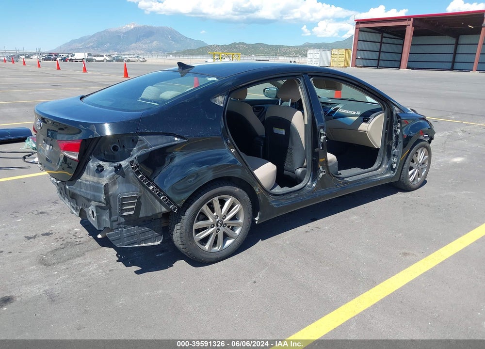 2014 HYUNDAI ELANTRA SE VIN: 5NPDH4AE5EH541647