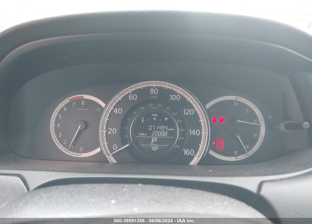 2014 HONDA ACCORD VIN: 1HGCR2F70EA245077