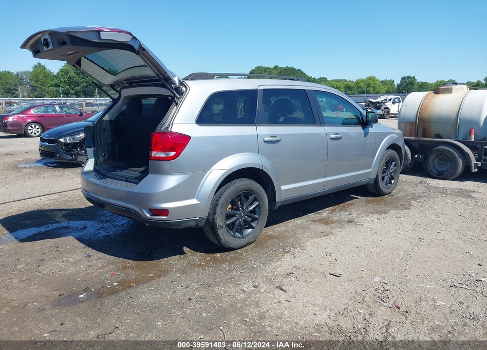 2019 DODGE JOURNEY SE VIN: 3C4PDCBB8KT833862