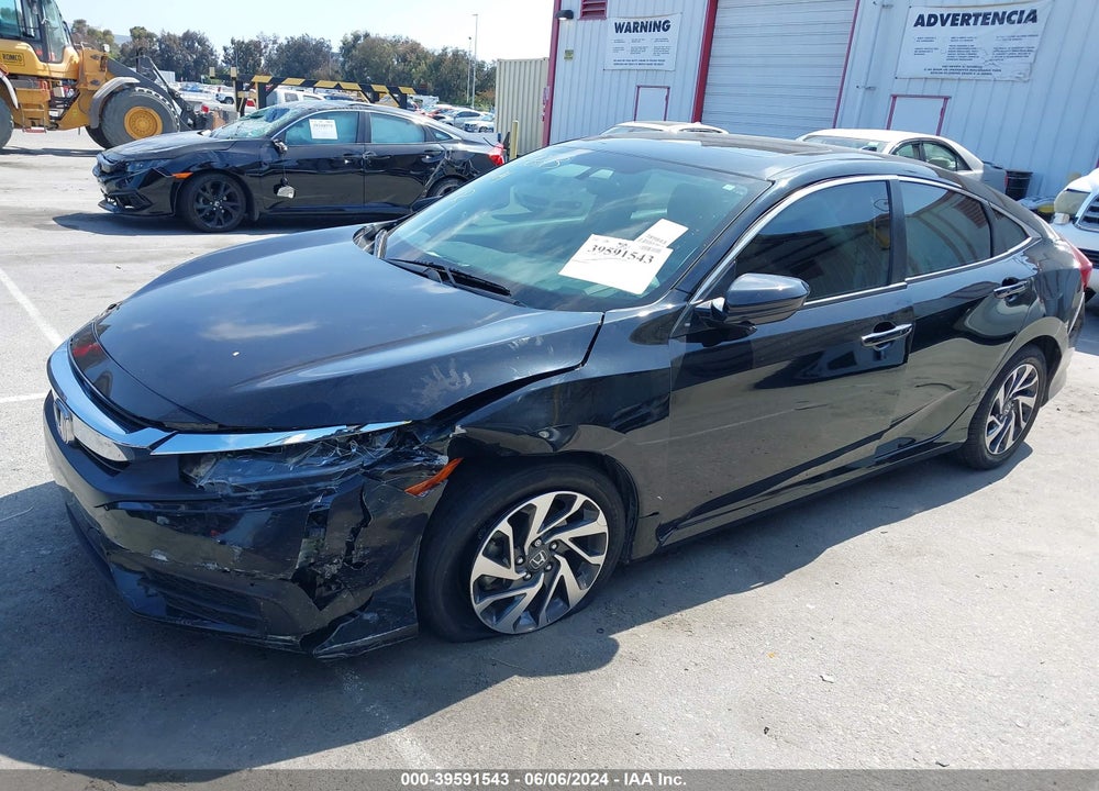 2017 HONDA CIVIC EX VIN: 19XFC2F71HE009424