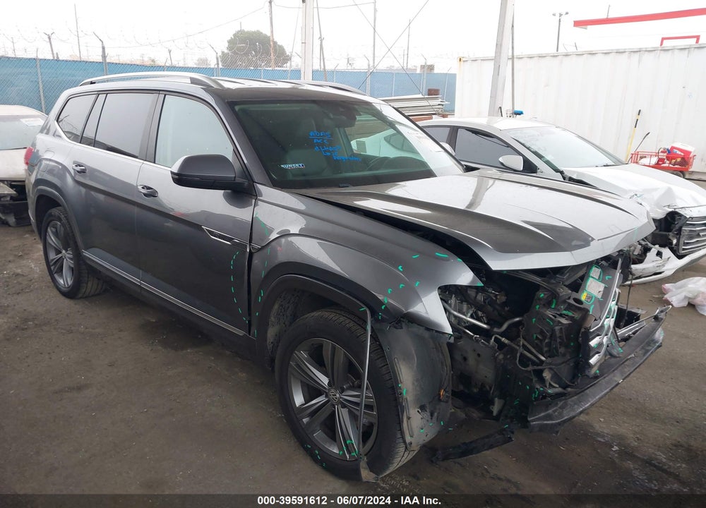 2019 VOLKSWAGEN ATLAS 3.6L V6 SE W/TECHNOLOGY R-LINE VIN: 1V2XR2CA9KC523165