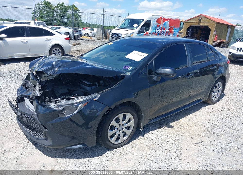 2022 TOYOTA COROLLA LE VIN: JTDEPMAE0NJ231579