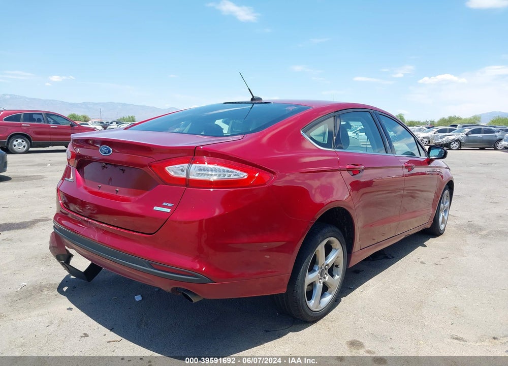 2014 FORD FUSION SE VIN: 3FA6P0HD4ER334963