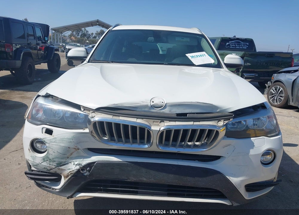 2017 BMW X3 SDRIVE28I VIN: 5UXWZ7C57H0T43558