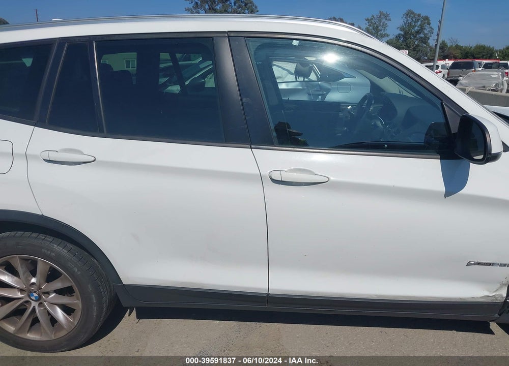 2017 BMW X3 SDRIVE28I VIN: 5UXWZ7C57H0T43558
