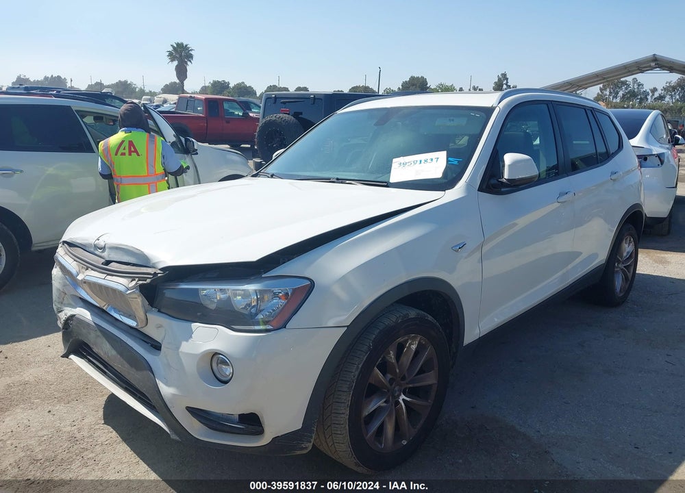 2017 BMW X3 SDRIVE28I VIN: 5UXWZ7C57H0T43558