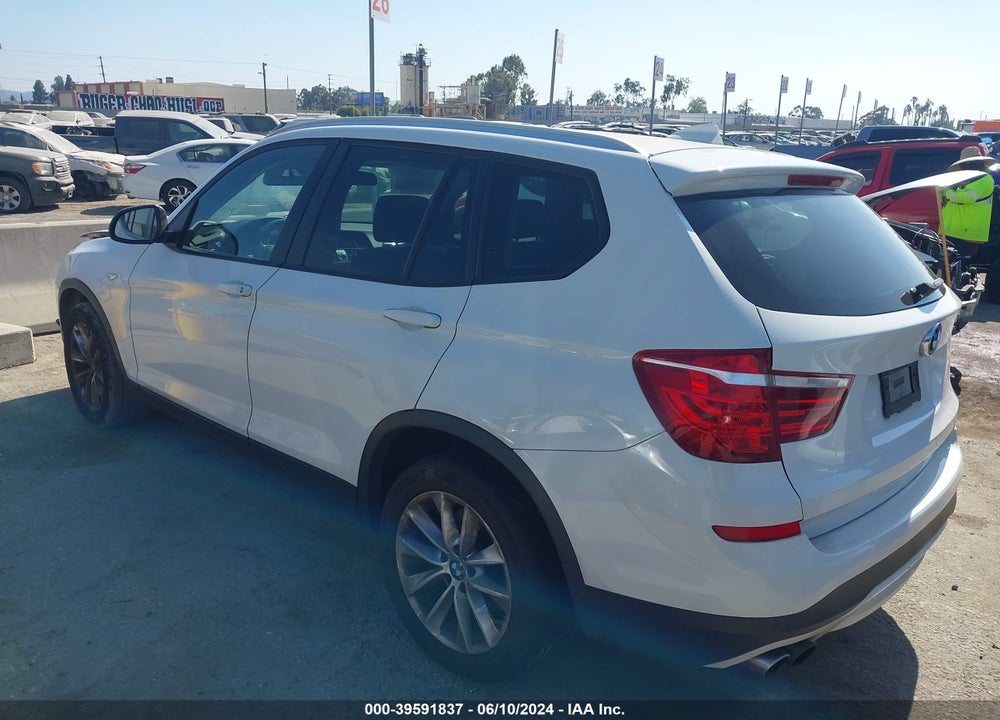 2017 BMW X3 SDRIVE28I VIN: 5UXWZ7C57H0T43558