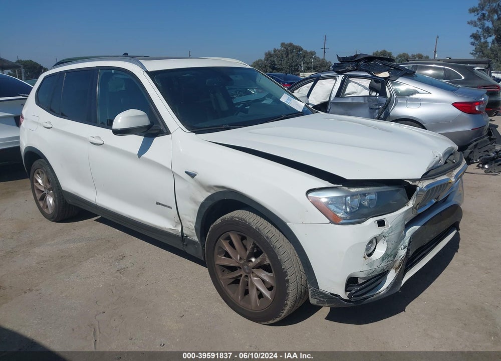 2017 BMW X3 SDRIVE28I VIN: 5UXWZ7C57H0T43558