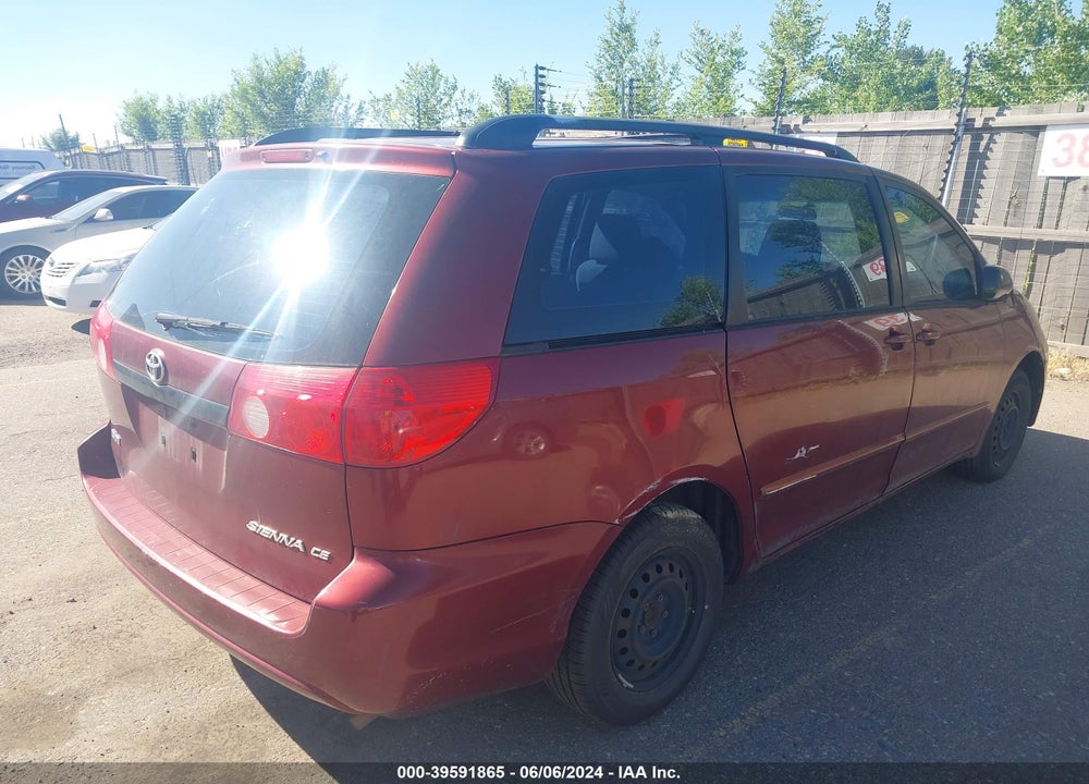 2010 TOYOTA SIENNA CE VIN: 5TDKK4CCXAS341999
