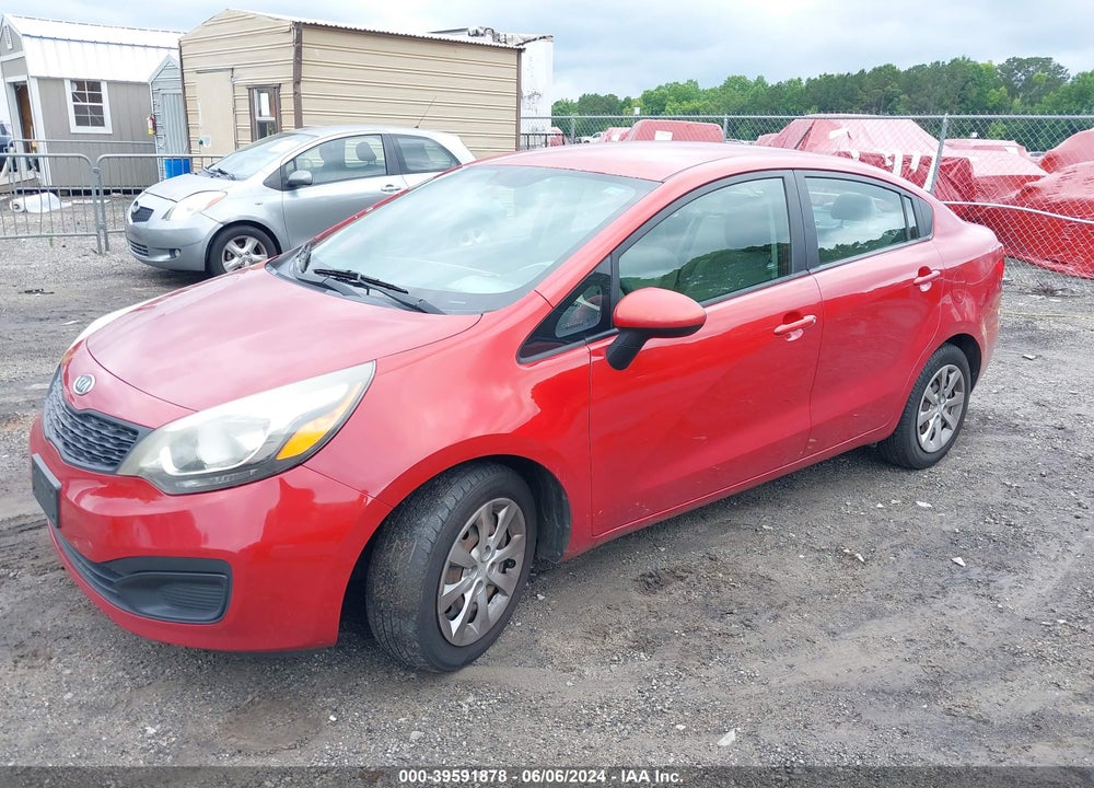 2013 KIA RIO LX VIN: KNADM4A36D6128927
