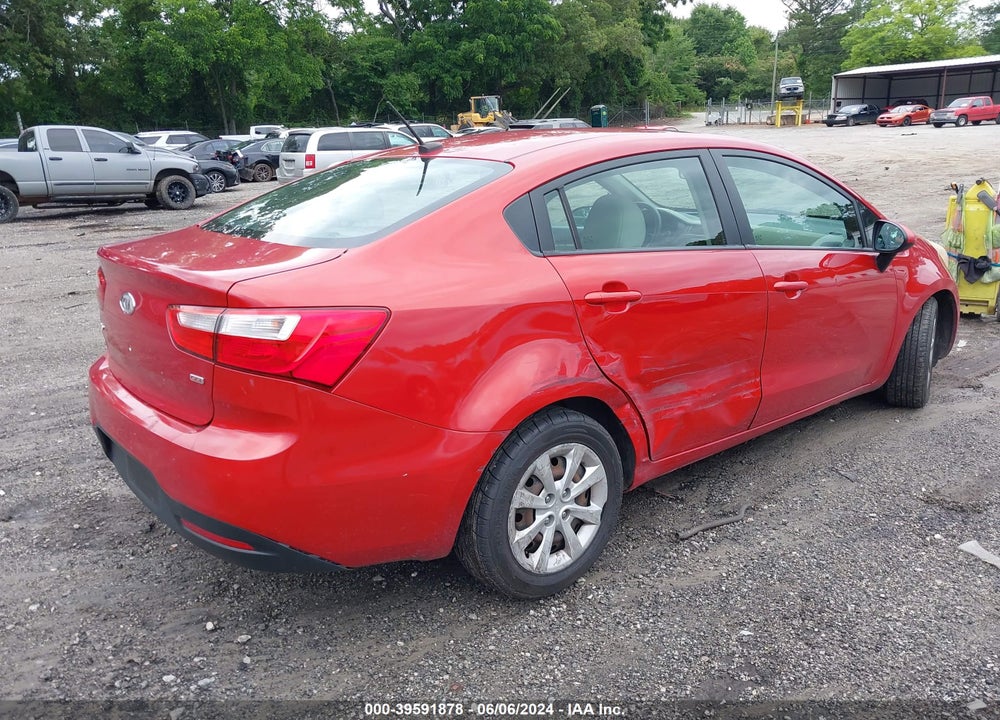 2013 KIA RIO LX VIN: KNADM4A36D6128927