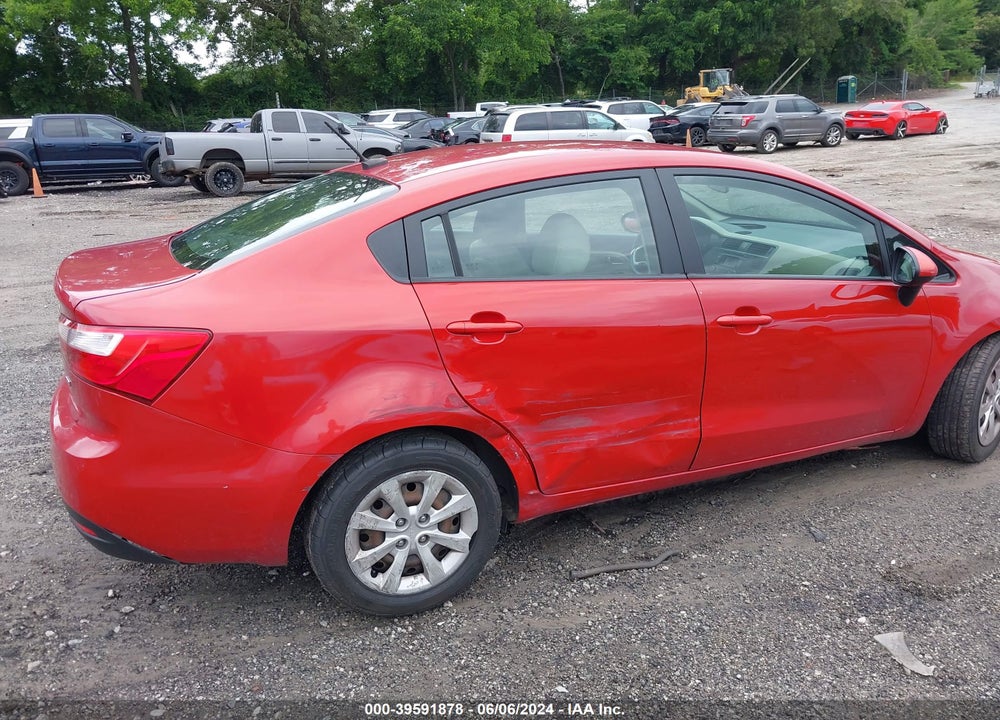 2013 KIA RIO LX VIN: KNADM4A36D6128927
